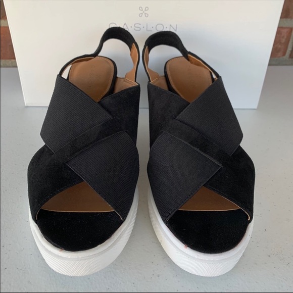 Caslon Alaysa Wedge Sandal. Genuine Leather! Olive/ Army green color. Size 7.5M - Picture 4 of 10